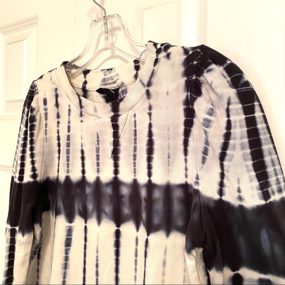 Who What Wear Puff Crewneck Tie-Dye Sweatshirt - Picture 5 of 11